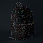 Colorful Mathematics Equity Mathematik formas Scho Bedruckter Rucksack<br><div class="desc">Eine bunte Mathematik gleicht und formuliert Muster auf schwarzem Hintergrund. Ein ideales Rucksack-Design für Mathematiklehrer,  Mathematiker,  Naturwissenschaftler,  Mathematiklehrer,  Mathematiklehrer,  Arithmetiker und großartig für die Rückkehr in die Schule. Ein modernes Mathematikmuster für Schüler und Lehrer usw.</div>