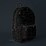 Colorful Mathematics Equity Mathematik formas Scho Bedruckter Rucksack<br><div class="desc">Eine bunte Mathematik gleicht und formuliert Muster auf schwarzem Hintergrund. Ein ideales Rucksack-Design für Mathematiklehrer,  Mathematiker,  Naturwissenschaftler,  Mathematiklehrer,  Mathematiklehrer,  Arithmetiker und großartig für die Rückkehr in die Schule. Ein modernes Mathematikmuster für Schüler und Lehrer usw.</div>