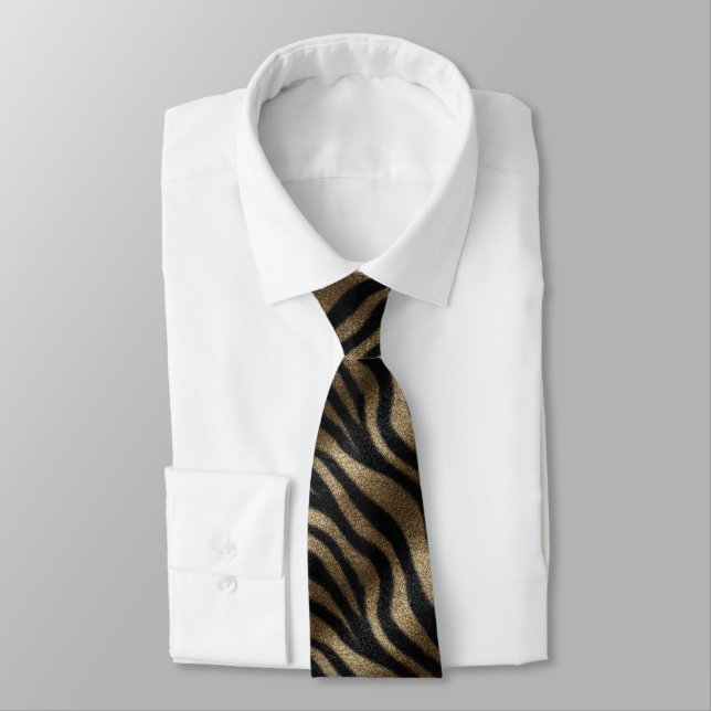 Colorful Menswear Ties Tiger Krawatte (Gebunden)