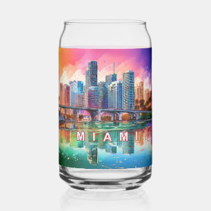Colorful Miami Skyline Dosenglas