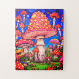 Colorful Mushrooms 30 Large Pieces on a