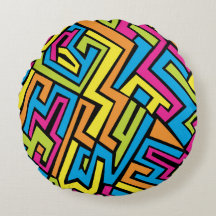 Colorful Neon Graffiti Street Art Pattern