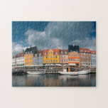 Colorful Nyhavn Waterfront Kopenhagen Dänemark<br><div class="desc">Dieses atemberaubende Puzzle im Stadtthema besticht durch das wunderschöne Kanalufer von Nyhavn in Dänemark. #nyhavn #jigsawpuzzle #stockingstuffs #games</div>