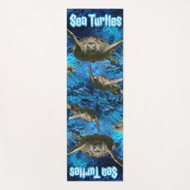 Colorful Ocean Sea Turtles  Yogamatte