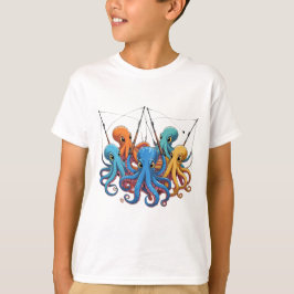 Colorful Octopus Kids Tee