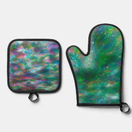 Colorful Ofenhandschuh & Topflappen-Set