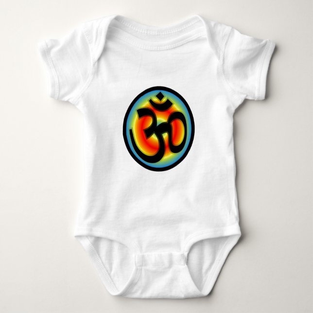 Colorful_Om Baby Strampler (Vorderseite)