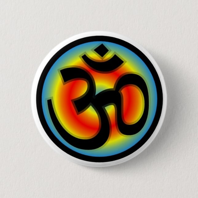 Colorful_Om Button (Vorderseite)