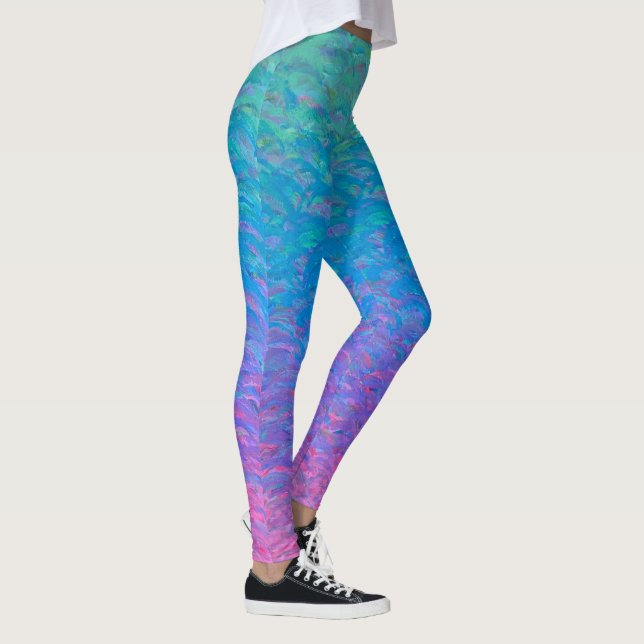 Colorful Ombre Painting Leggings (Rechts)