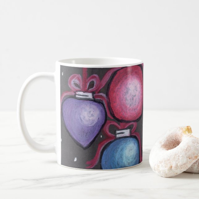 Colorful Ornaments - KidsArt for CHOC Kaffeetasse (Mit Donut)