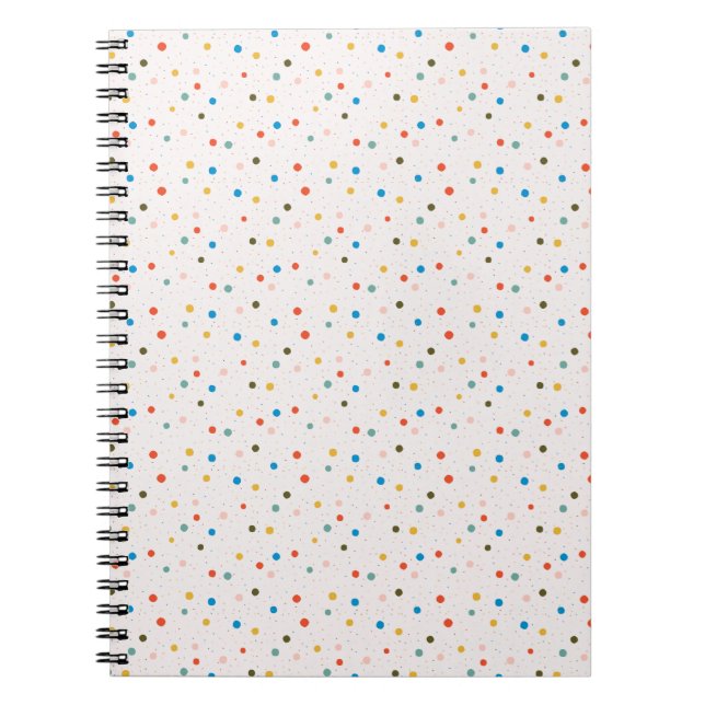Colorful Painted Dots  Notizblock (Vorderseite)