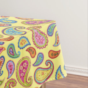Colorful Paisley Kindergeburtstag Party Tischdecke