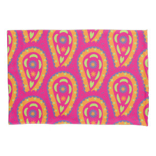 Colorful Paisley Kissenbezug