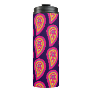 Colorful Paisley Thermosbecher