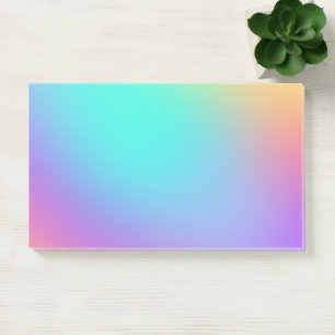 Colorful Pastel Gradient Post-it Klebezettel