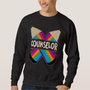 Colorful Pencils Counselor Sweatshirt