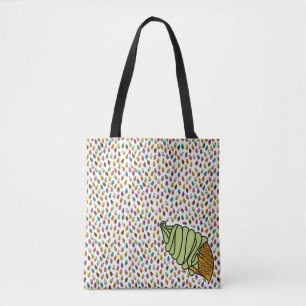 Colorful Pistachio Ice Cream Cone icecreamliciouS Tasche