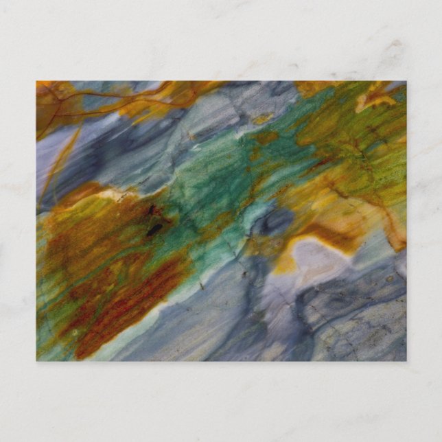 Colorful Piute Jasper Postkarte (Vorderseite)