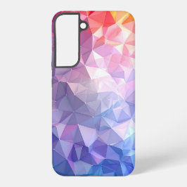 Colorful Polygon Gradient Abstract Design Samsung Galaxy Hülle