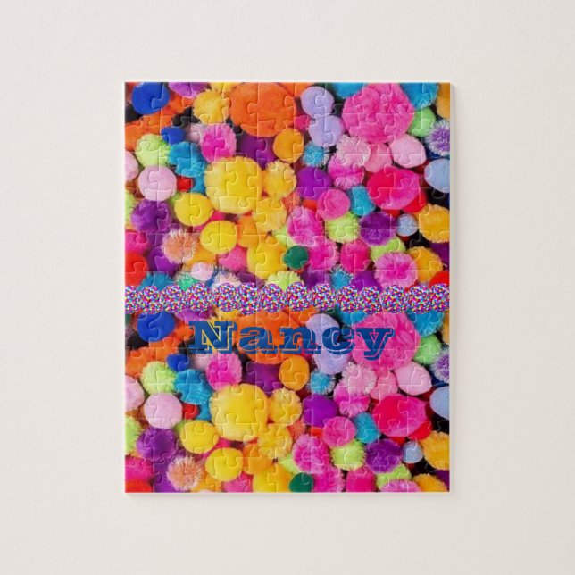 Colorful Pom Poms Jigsaw Puzzle (Vertikal)
