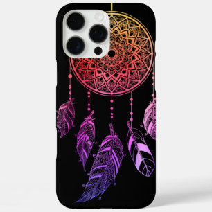 Colorful purple dreamcatcher feather Stylish iPhone 16 Pro Max Hülle
