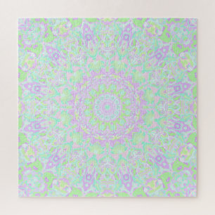 Colorful Quirky Groovy Eclectic Pastel Mandala