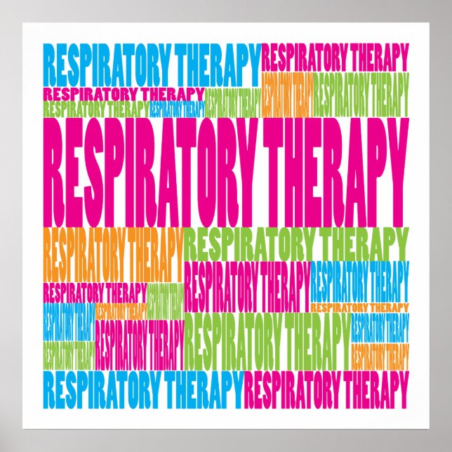 Colorful Respiratory Therapy Poster (Vorne)