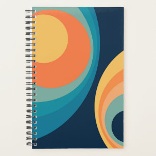 Colorful retro Circles Design Planer