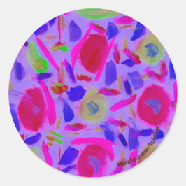 Colorful Runder Aufkleber