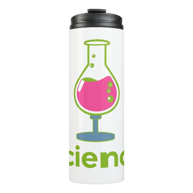 Colorful Science Beaker - Fun Lab Experiment Thermosbecher (Vorderseite)