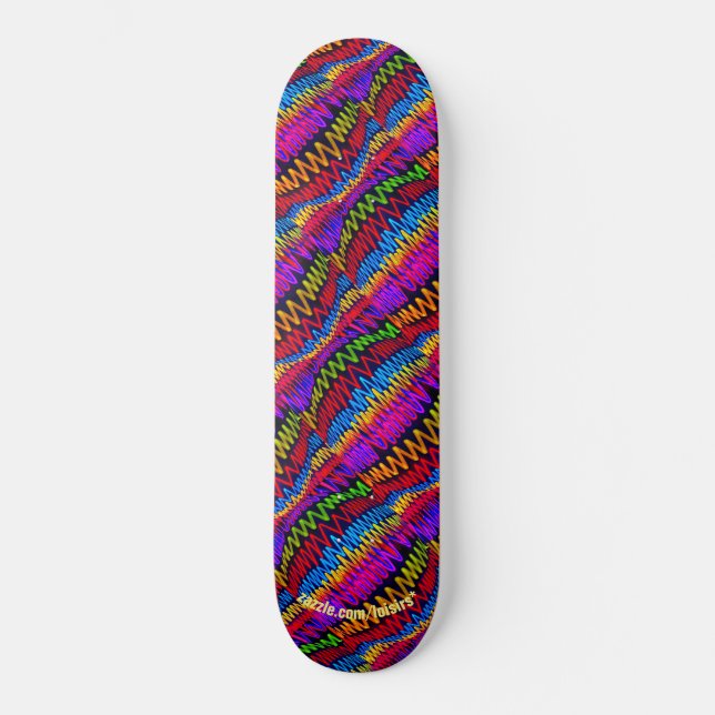 Colorful Skateboard (Vorderseite)