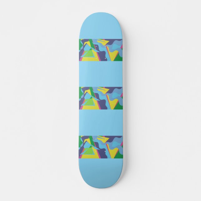 Colorful Skateboard Deck (Vorne)