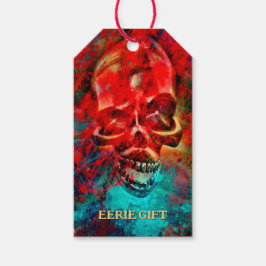 Colorful skull. Eerie Gift Geschenkanhänger