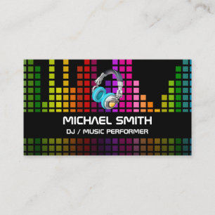 Colorful Sound Bar Equalizer Visitenkarte