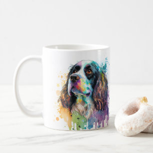 Colorful Spanischer Hund Kaffee Tasse, Cup Kaffeetasse