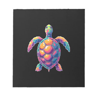Colorful Splash Eastern Box Turtle (2) Notizblock