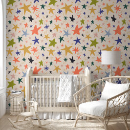 Colorful Star pattern for Your Kid Room Tapete