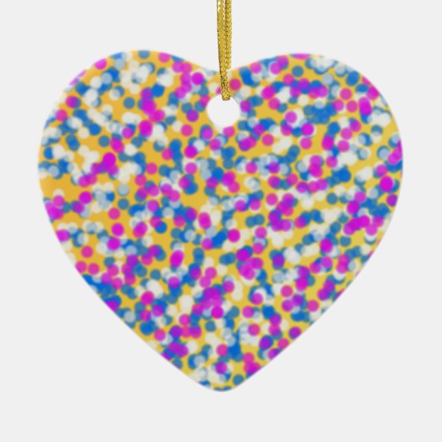 colorful stars keramikornament (Vorne)