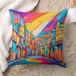Colorful Street Vibes Kissen