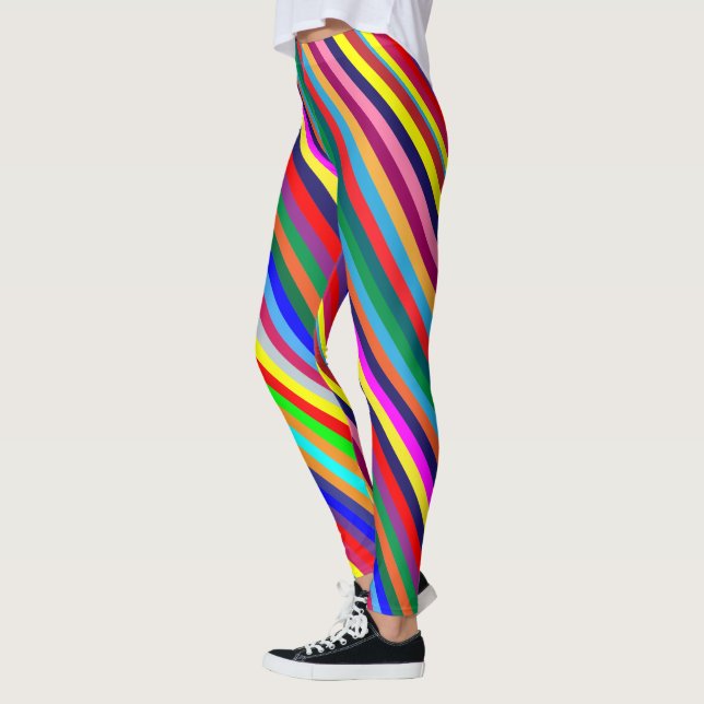 Colorful Stripe Leggings (Links)