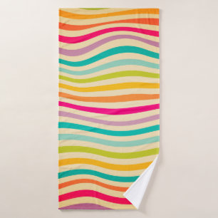 Colorful Striped Seamless Pattern. illustration. b Badehandtuch