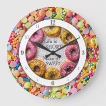Colorful Sweets, Glazed Donuts & Quote Kitchen