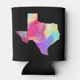 Colorful Texas Koozie Dosenkühler
