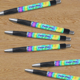 Colorful Tie Dye Cute Personalized Pen Kugelschreiber