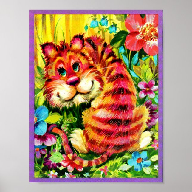 colorful tiger poster (Vorne)