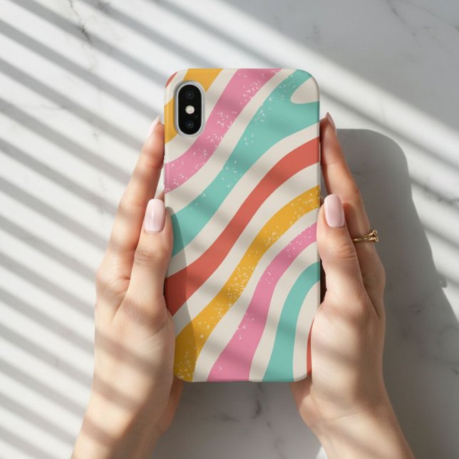 Colorful Trendy Modern iPhone Case  (Von Creator hochgeladen)