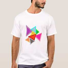 Colorful Triangles  T-Shirt