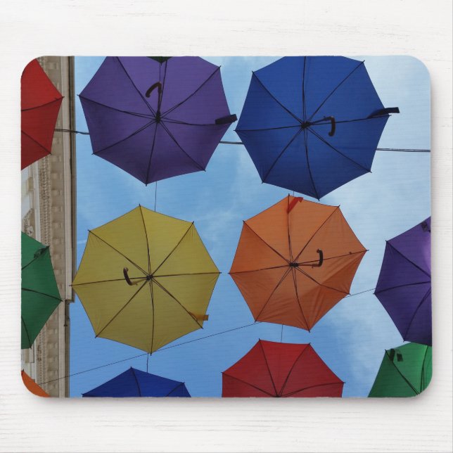Colorful umbrellas mousepad (Vorne)