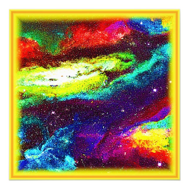 Colorful Universe Art. Jetzt kaufen Fotodruck (Vorne)