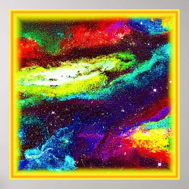 Colorful Universe Art. Jetzt kaufen Poster (Vorne)